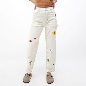 PacSun Embroidered Workwear Carpenter Pants - Size 25